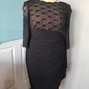 Black cocktail dress